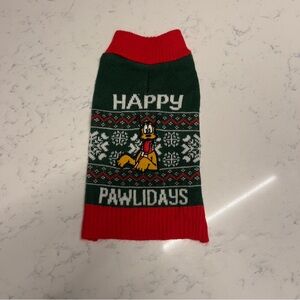 Puppy Sweater – Festive Christmas Pet Outfit “Happy Holidays” XS